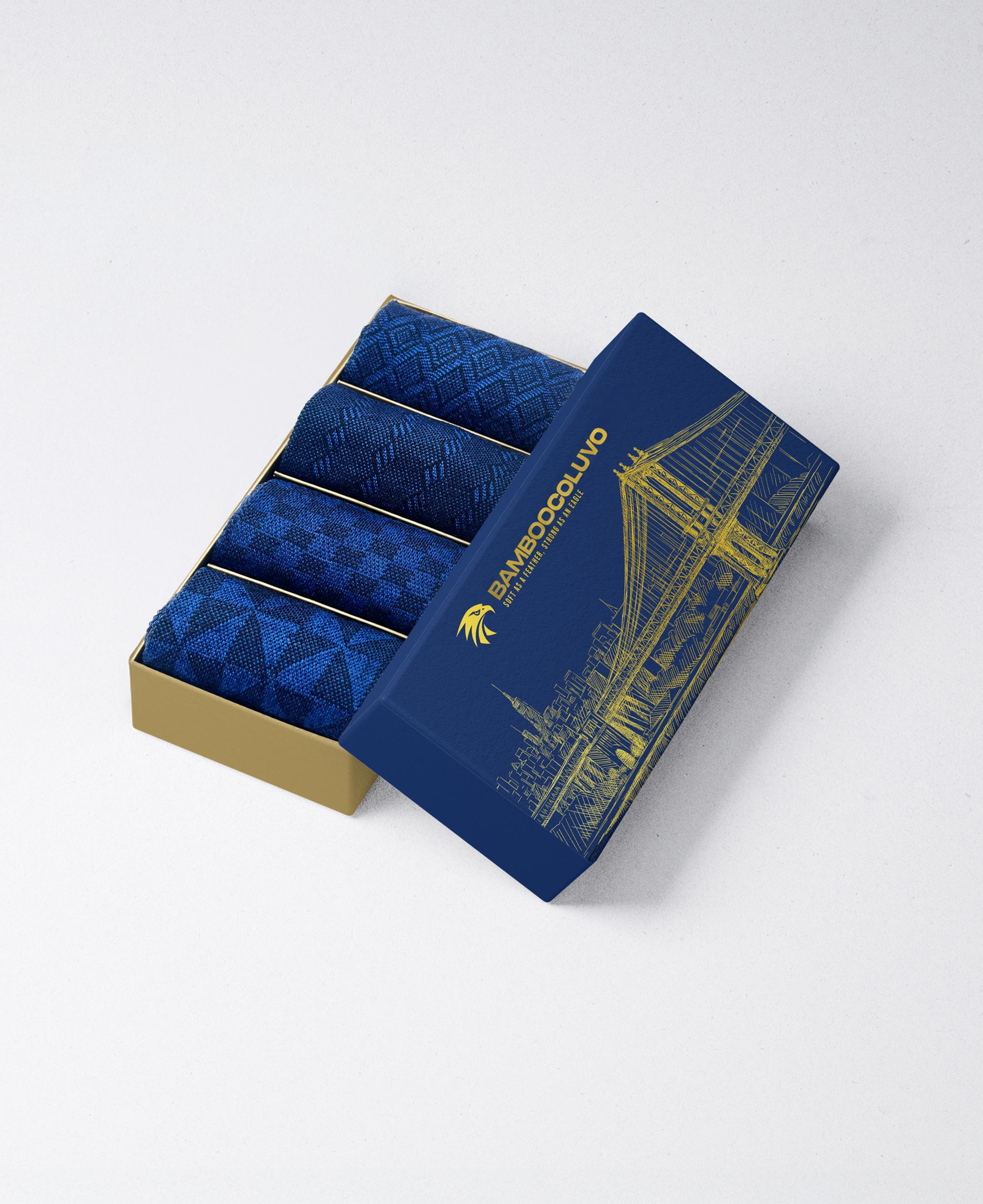 Premium Bamboo Socks I Blue