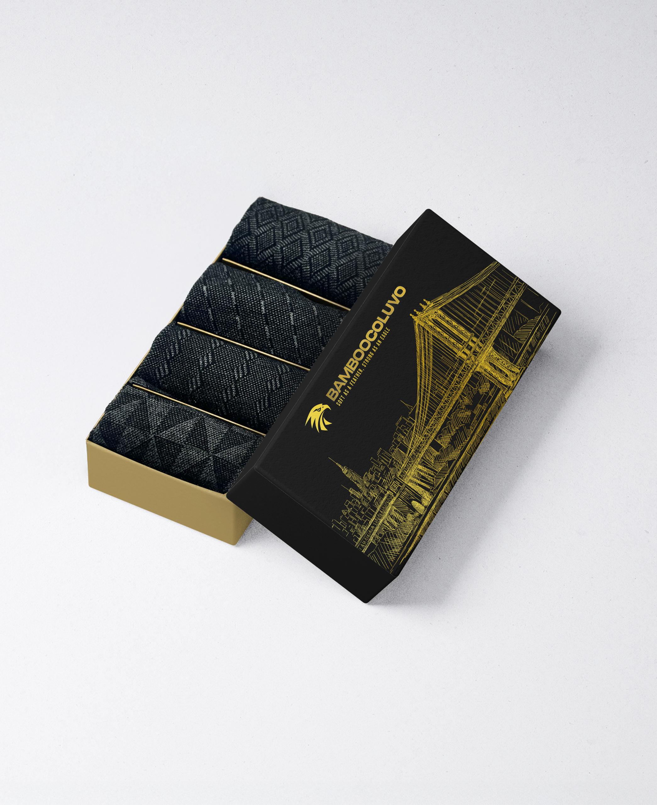 Premium Bamboo Socks I Black